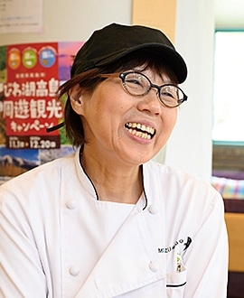 MIZU cafe cocco　店長　谷口まゆみさん