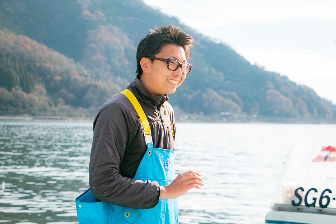 「琵琶湖の魚のイメージを変えたい」と話すのは、マキノ町海津で生まれ育った漁師の中村清作さん