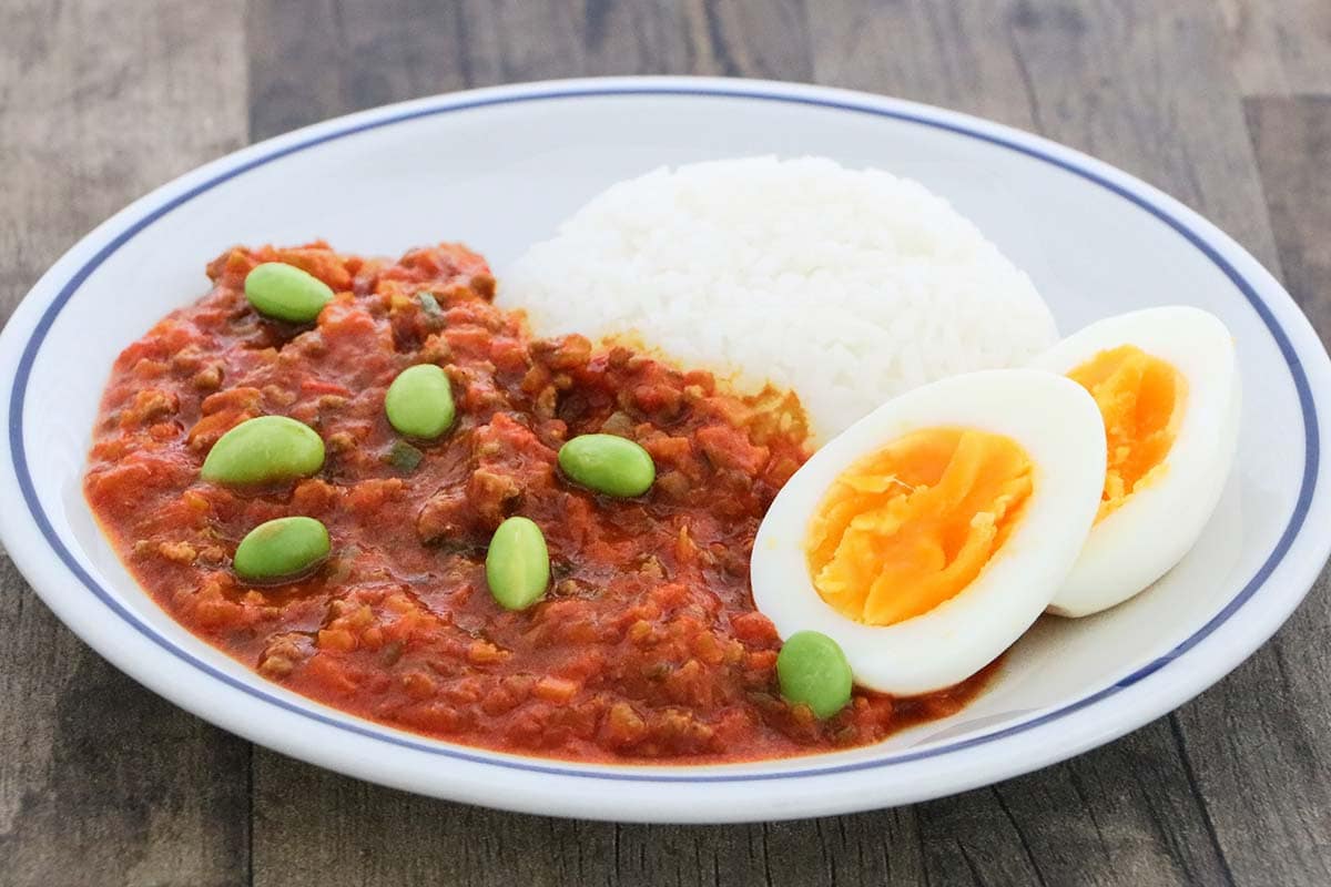 野菜たっぷりキーマカレー