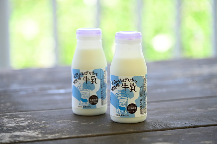 土日限定の牛乳ボトル