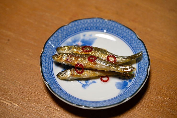 ホンモロコの南蛮漬け